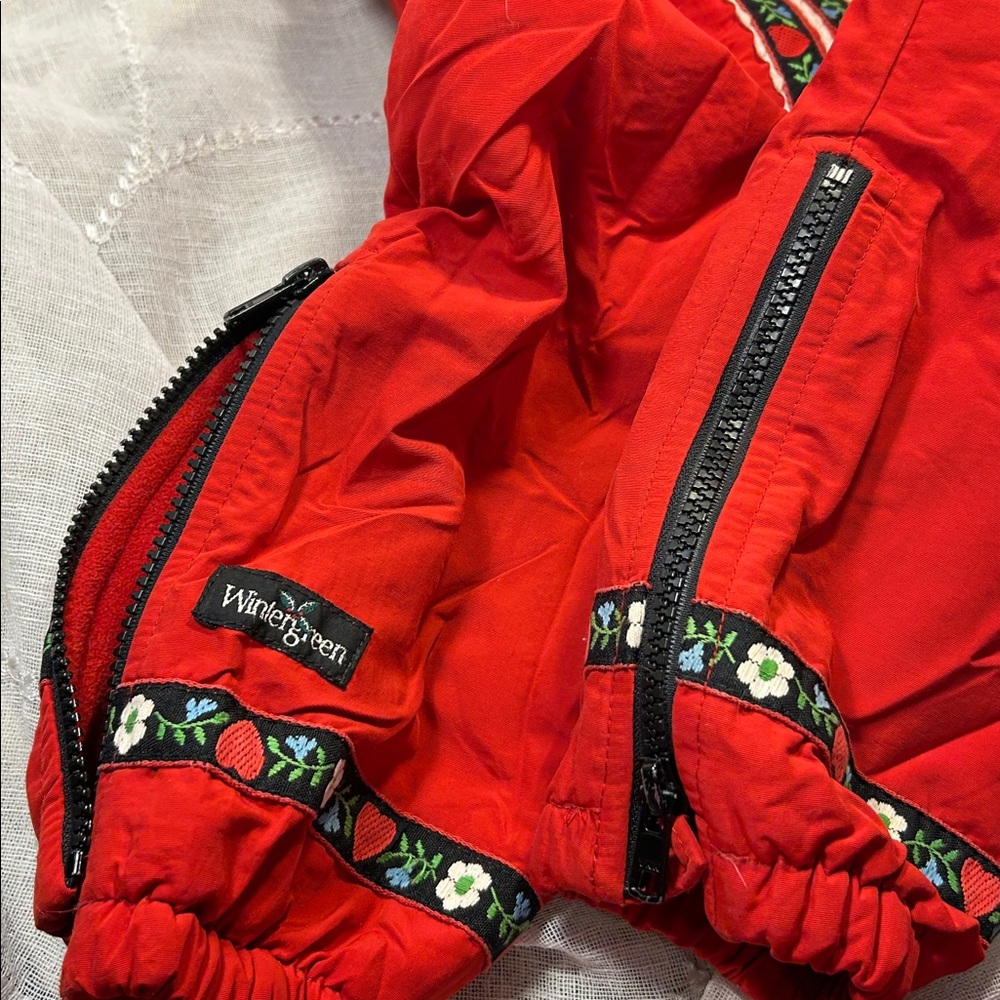 Wintergreen handmade fully lined with hood winter suit Size 18mo K00056 - Picture 9 of 16